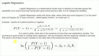 9  Logistic regression