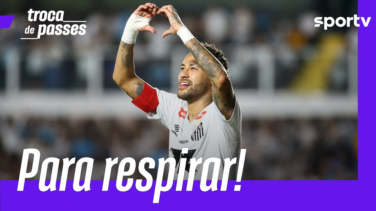 SANTOS VENCE, ULTRAPASSA O INTER E RESPIRA NA LUTA CONTRA O REBAIXAMENTO | TROCA DE PASSES | sportv