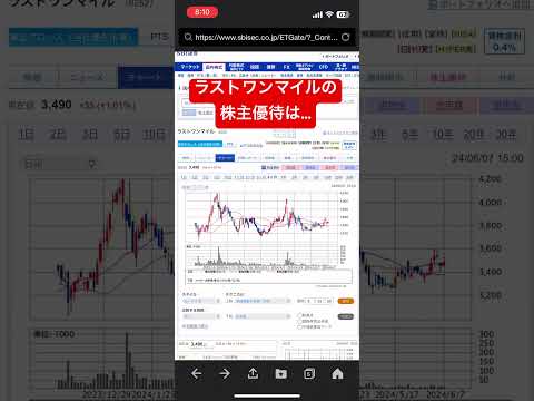 【投資】 ラストワンマイルの優待は… #ボカロ #株主優待 #投資 #ギフトコード