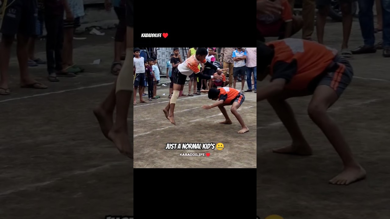 Just normal kids playing kabaddi 🤐🤐