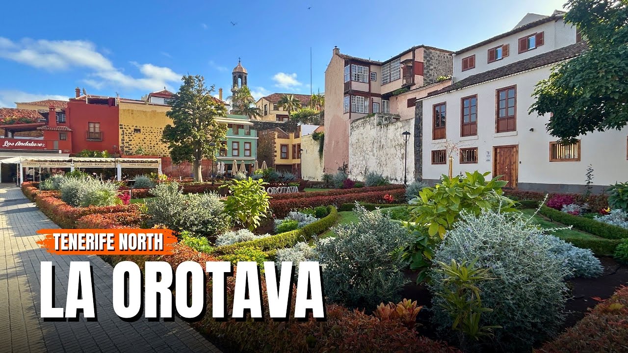 La Orotava, Tenerife 🇮🇨 From Local Neighborhood to Historic Old Town | 4K Walk
