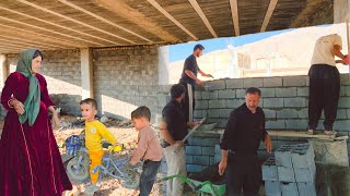 The Wall Work Continues! Day 3 with Dad and Our Friends