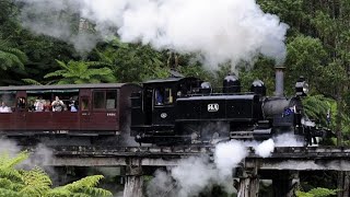 Steam Train Ride Puffing Billy - Scenic Locomotive Railway Australia Tourist Attractions 🚂