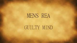 Latin proverbs - Guilty mind