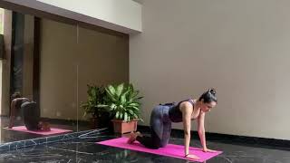 Pragya Jaiswal Hot Yoga Workout On International Yoga Day