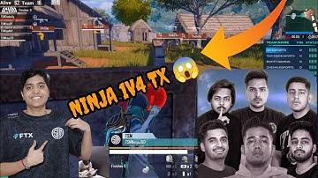 TSM NINJA JOD 1V4 TEAM X SPARK 😱😱😱😱