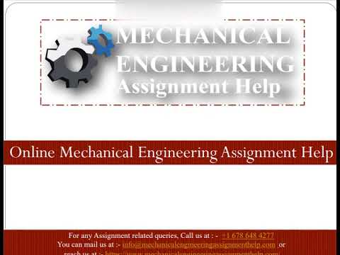 Mechanical Engineering Assignment Help