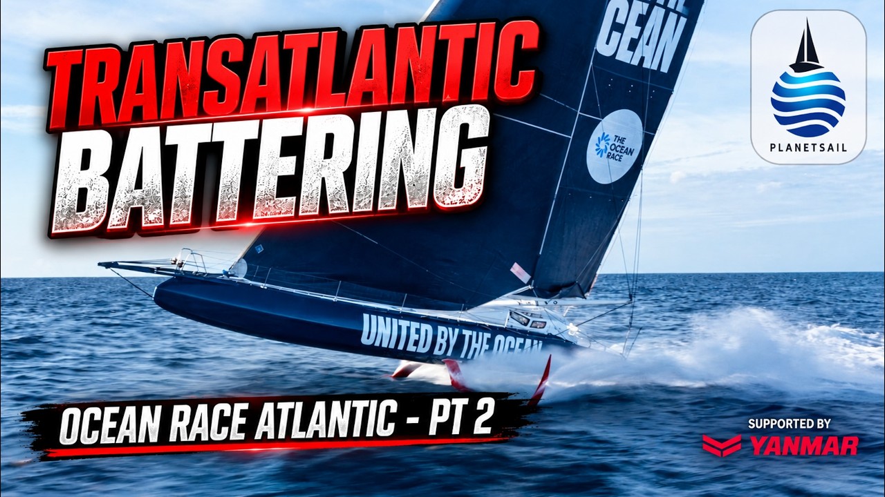 How an Atlantic weather system is punishing the IMOCA fleet - Ocean Race Atlantic Part2