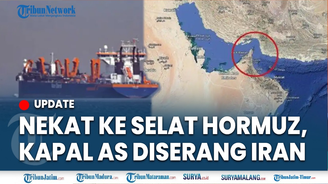 🔴KAPAL TANKER AS DITEMBAKI DRONE IRAN di Selat Hormuz, Kapal-kapal Lain Dapat Peringatan