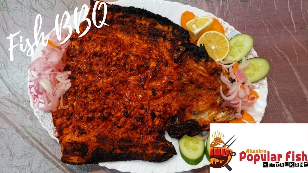 Fresh Salmon Fish BBQ in Qatar Wakra Souq Qatar Tamil Vlog Al