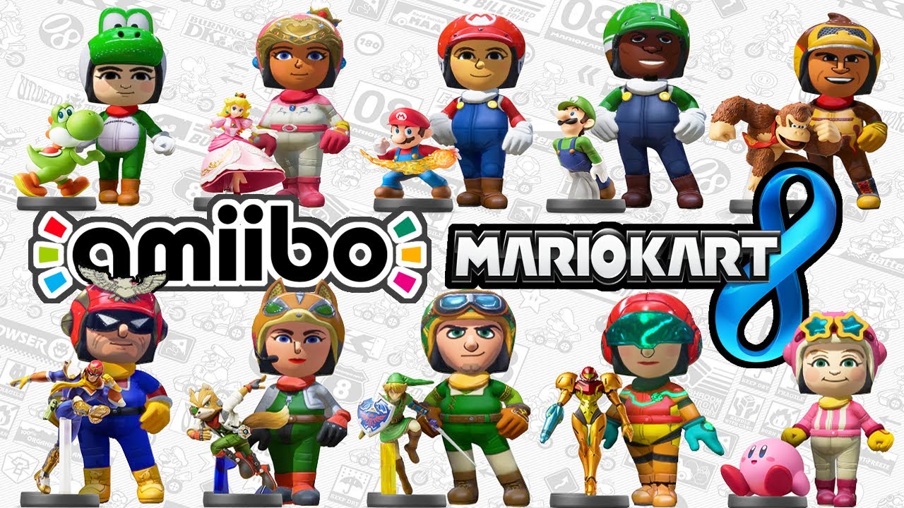 Mario Kart 8 All Amiibo Costumes Youtube