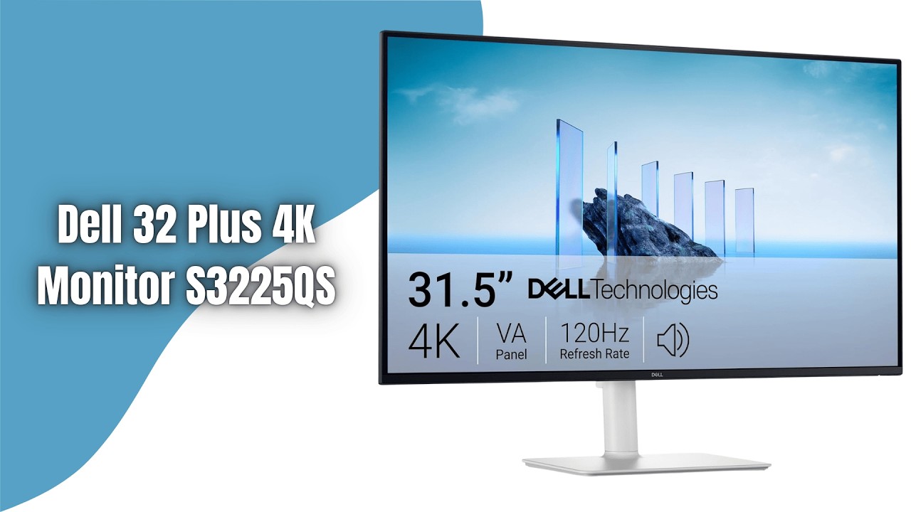 Dell 32 Plus 4K Monitor S3225QS Review | Stunning 120Hz 4K Display