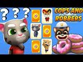 Talking tom gold run cops and robbers event lucky cards officer tom carnival angela ginger unlocked