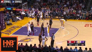 Jordan Clarkson Goes To The Locker Room  Injury   Lakers Vs Rockets