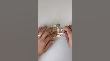 Nó Josefina #knot #macrame #feitoamao