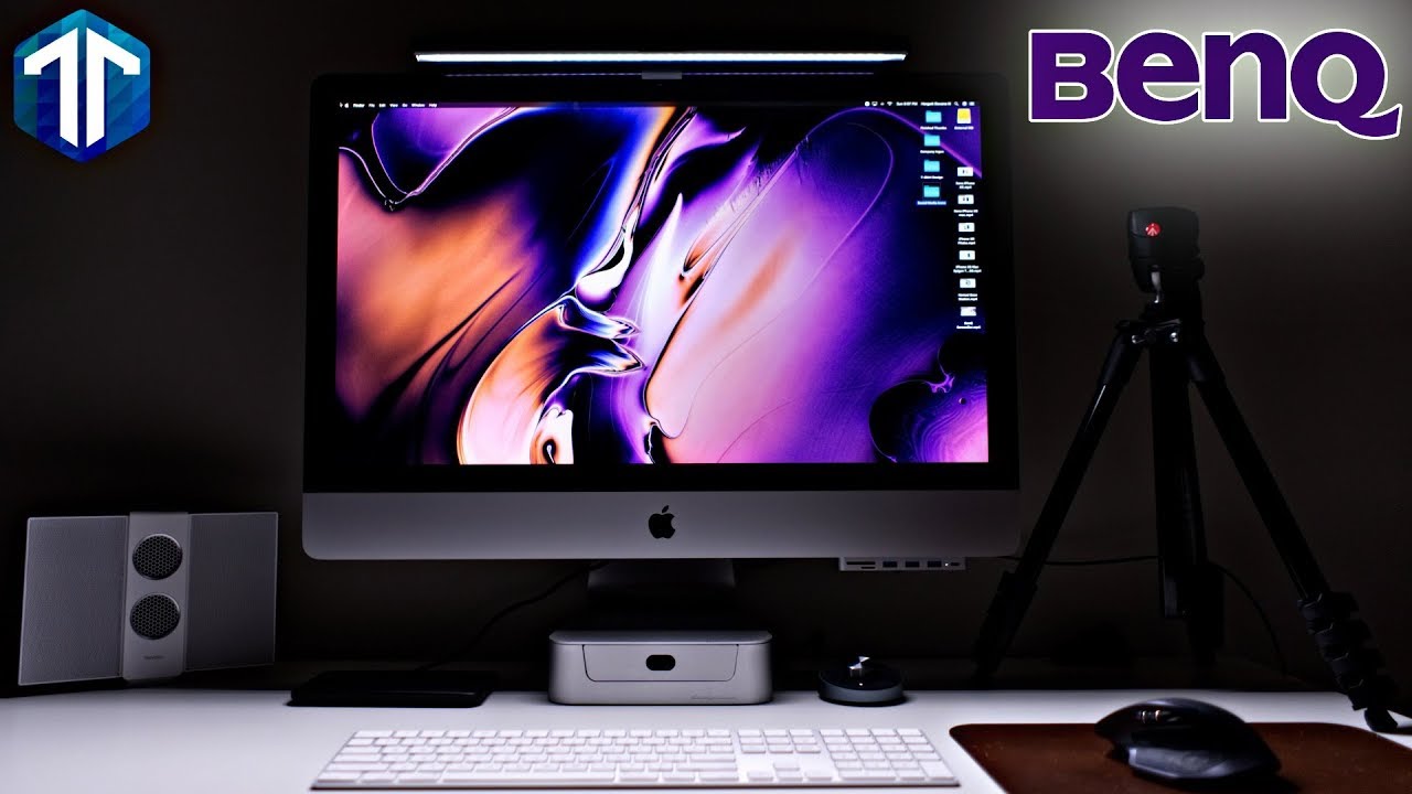 BenQ ScreenBar Plus LED Computer Monitor Lamp Review!