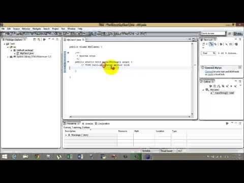สอนเขียนโปรแกรมด้วยภาษา Java ตอนที่ 3 (Hello World)