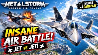 INSANE AIR BATTLE! 🔥 Epic Fighter Jet Combat | Metalstorm: Modern Air Combat Mobile Gameplay screenshot 1