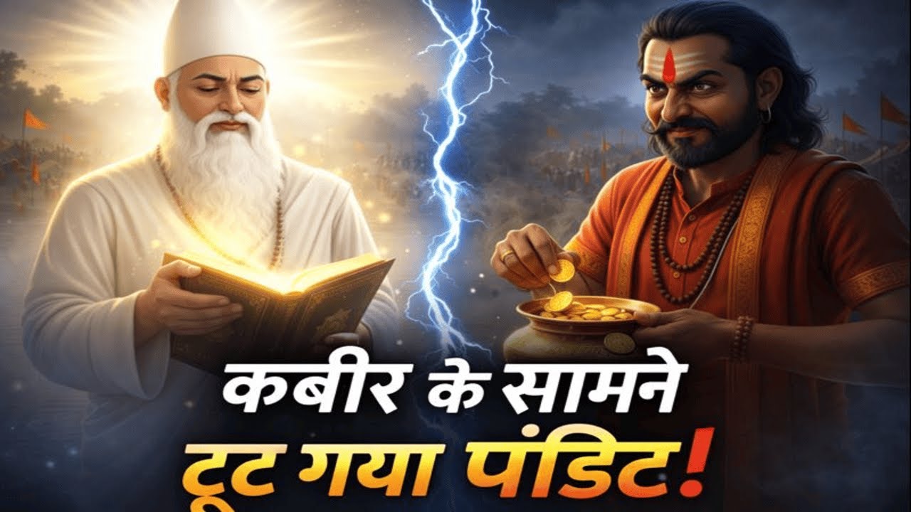 कबीर साहेब और लालची पंडित | माघ मेला प्रयागराज की  कथा | 
