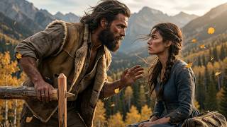 A Mountain Man Found Her Sitting Alone at the Edge of the Valley and Moved His Cabin Closer