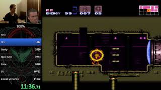 Super Metroid 100% speedrun in 1:13:41