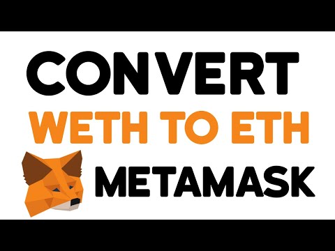 How To Convert WETH To ETH In METAMASK Step By Step 