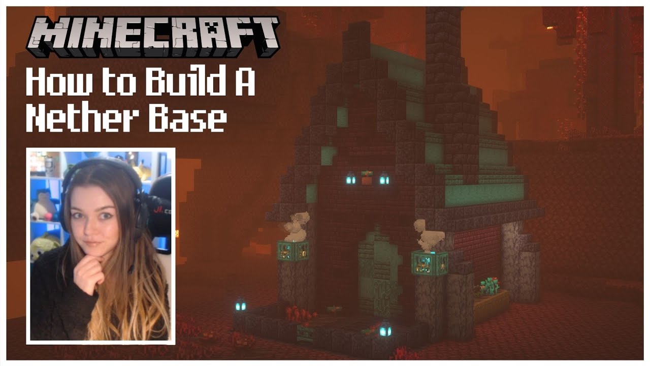 Minecraft | How To Build A Nether Survival Starter House (FACECAM ...