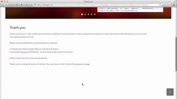 Linklok Paypal quick demo