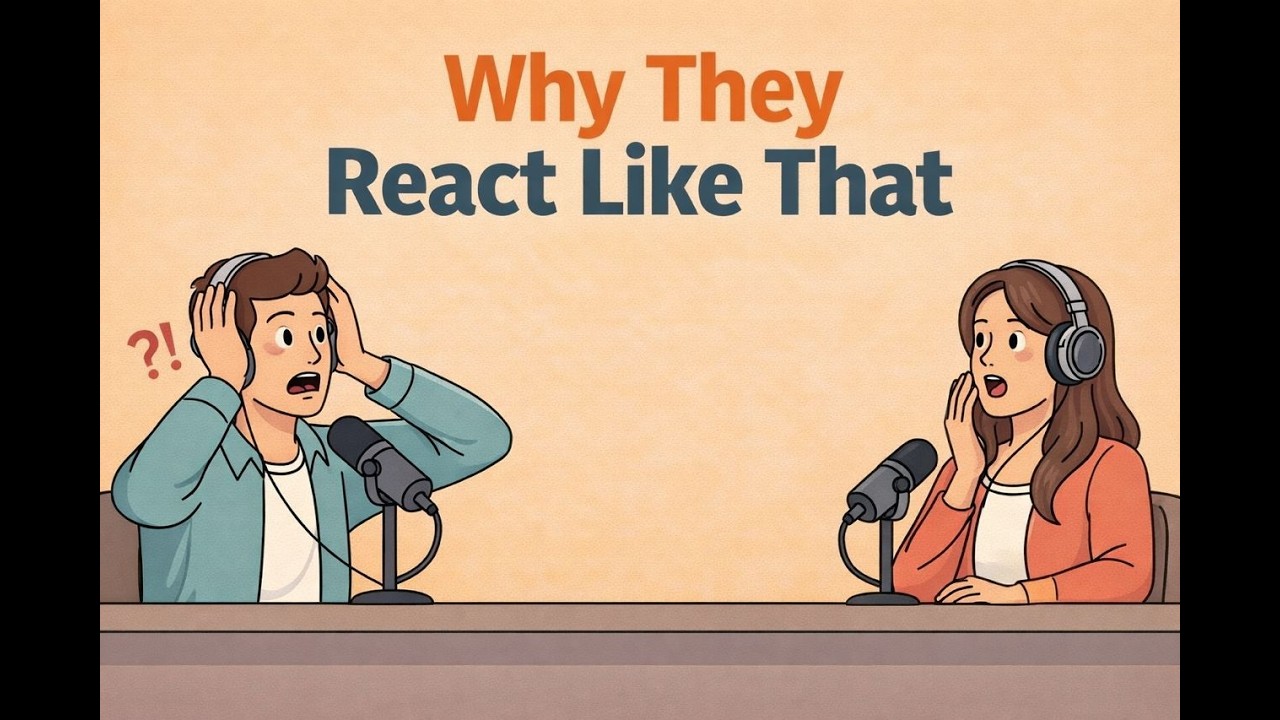 The Way People Actually React in English | English Podcast Conversation