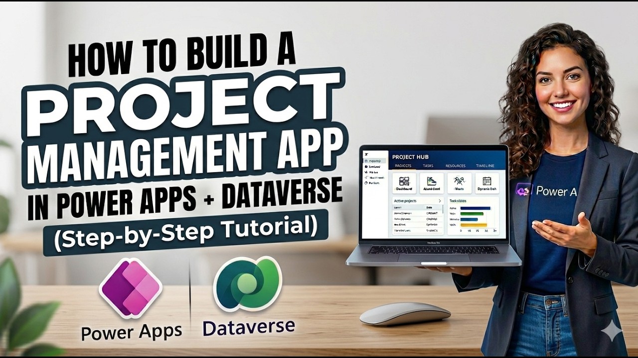 Create a Modern Project Tracking App with Power Apps - YouTube