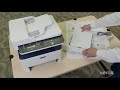Xerox b205 unbox and power on