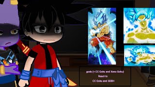 Gods Cc And Xeno Goku React To Cc Goku & Sdbh Sdbh Gacha Club Part 2