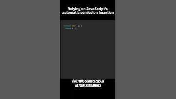 Relying on JavaScript