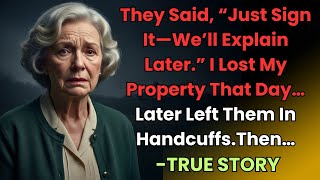 HER TRUE STORY FROM OREGON 🌲💔 They Said, “It’s Just Paperwork.” She Signed it, Called Police and...