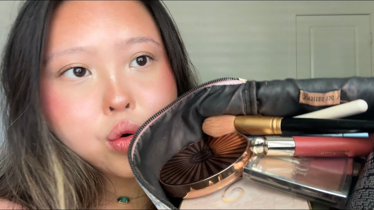 asmr what’s in my makeup bag - YouTube