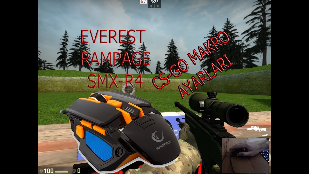 Everest Rampage SMX-R4 macro ayarları ( cs-go makro ayarları ) - YouTube