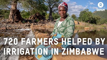 Gravity & irrigation helps farmers in Zimbabwe adapt to climate change | Oxfam GB