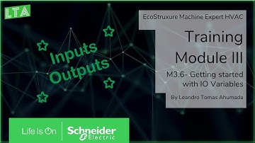 EcoStruxure Machine Expert HVAC Training - M3.6 Getting started with IO Variables