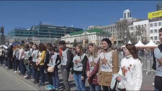 Бессмертный полк, Екатеринбург 2016. Греция с нами!