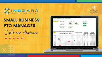 Small Business PTO Manager - Excel Template (Customer Reviews)