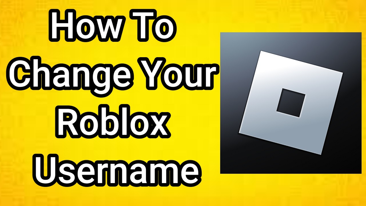 How To Change Your Roblox Username 2026 YouTube 
