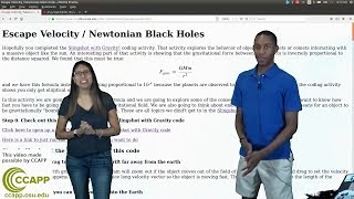 Escape Velocity / Black Holes (Part 1)