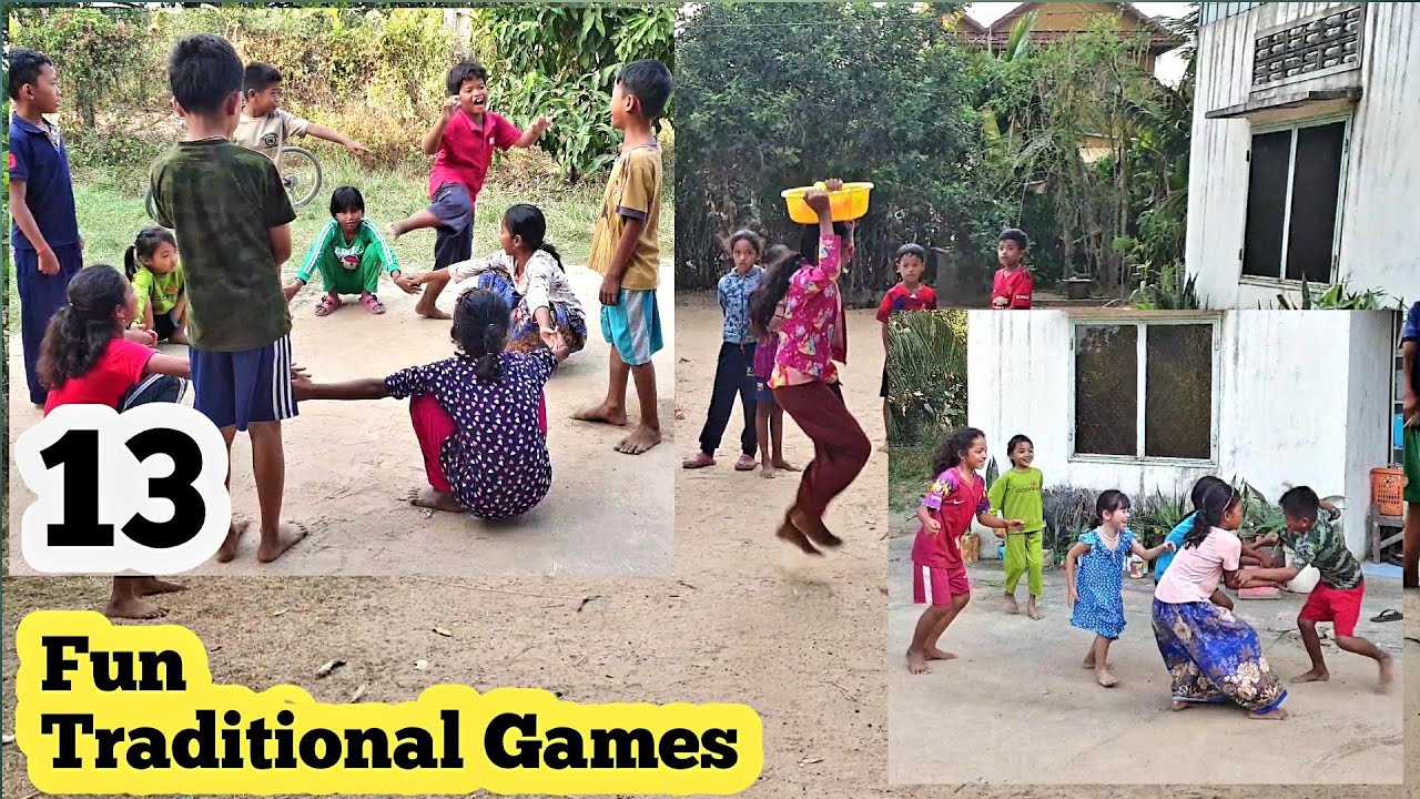 13 collections of traditional games Fun outdoor games YouTube