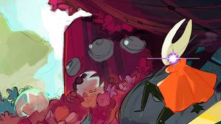 Hollow Knight Silksong: Destroying Coral Tower (hitless) with Hunter Crest and Silkspear...