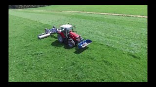 Rolling Grass | Massey Ferguson 6616 | Dal-bo Rollers | DJI Phantom 3 Advanced
