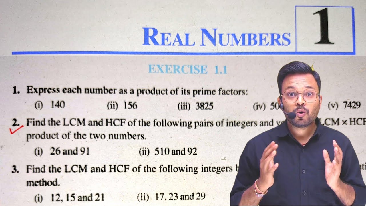 Class 10th Math NCERT Exercise 1.1 Solution || Chapter 1 Real Numbers ...