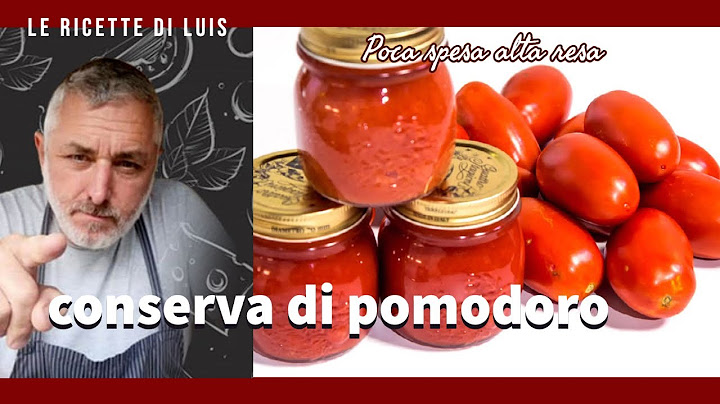 Passata di pomodori fatta in casa conserva di pomodori facile