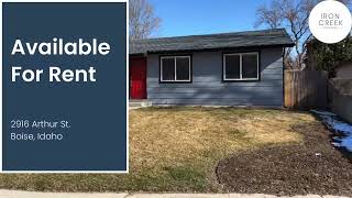 2916 Arthur St. Boise, ID [ RENTAL HOME TOUR ]