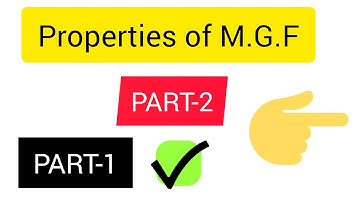Moment Generating function properties PART-2#statisticsvideolectures#statisticstutorials#stats#bsc