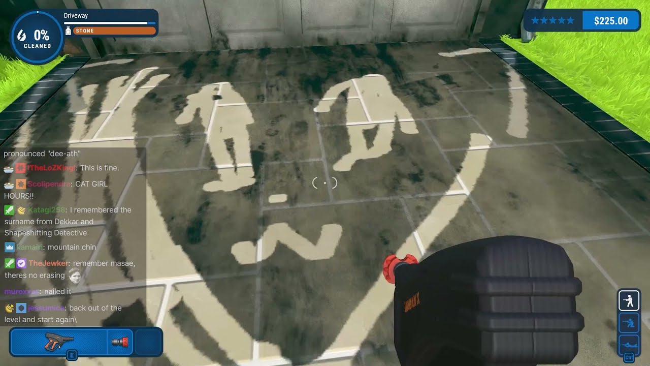 The life and death of CATGIRL ART | Power Wash Simulator [Stream Highlight]